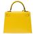 Hermès Borsa HERMES Kelly 25 in Pelle Gialla - 103488 Giallo - vista 4