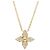 Louis Vuitton Star Blossom Diamant Anhänger Halskette Golden