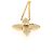 Louis Vuitton Star Blossom Diamant Anhänger Halskette Golden - Ansicht 4