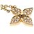 Louis Vuitton Star Blossom Diamant Anhänger Halskette Golden - Ansicht 7
