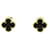 Ohrringe Van Cleef & Arpels Sweet Alhambra Onyx Gelbgold (18K)  - Ansicht 1