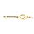Tiffany & Co Collana con diamante a forma di chiave Tiffany D'oro - vista 3