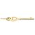 Tiffany & Co Collana con diamante a forma di chiave Tiffany D'oro - vista 5