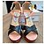 Sandali con tacco a blocco Jimmy Choo Tiber - Nero/Rosso/Pesca - vista 6