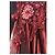 Autre Marque Vestido de festa Manon Collection Bordô com pedrarias e laço Bordeaux - vista 2
