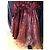 Autre Marque Vestido de festa Manon Collection Bordô com pedrarias e laço Bordeaux - vista 4