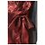 Autre Marque Vestido de festa Manon Collection Bordô com pedrarias e laço Bordeaux - vista 6
