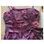 Autre Marque Vestido de festa Manon Collection Bordô com pedrarias e laço Bordeaux - vista 9