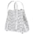 Alaïa Borsa Tote Wave Small Bianco  - vista 3