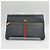 Gucci Clutch in pelle nera Ophidia con tre strisce Nero - vista 3