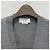 Thom Browne Asymmetrischer Arm Band Merinowoll-Cardigan in Hellgrau Braun - Ansicht 15