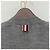 Thom Browne Asymmetrischer Arm Band Merinowoll-Cardigan in Hellgrau Braun - Ansicht 20