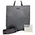 Gucci Borsa tote grande in tela nera Supreme per uomo Nero