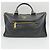 Prada Borsa tote in vitello daino dorato Nero - vista 3