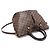 Louis Vuitton Siena MM Tote Canvas Damier Ebene Marrone - vista 3