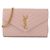 Saint Laurent Portafoglio con catena classico Rosa