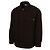 Céline Triomphe besticktes Wollflanell-Overshirt Schwarz - Ansicht 3