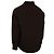 Céline Triomphe besticktes Wollflanell-Overshirt Schwarz - Ansicht 5
