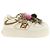 Fendi Baskets Charm en Cuir à Plateforme Basse - vue 4
