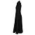 Céline Vestido de lana negra Trionf con botón Negro - vista 4