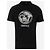 Versace Besticktes T-Shirt mit Medusa-Logo Schwarz - Ansicht 4