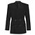 Balenciaga Wollblazerjacke Schwarz - Ansicht 4