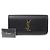 Saint Laurent Clutch Classica Cassandra in Pelle Grana Nera Nero - vista 3