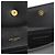 Saint Laurent Clutch Classica Cassandra in Pelle Grana Nera Nero - vista 8