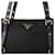 Prada Borsa a Spalla Pocono Shopper Nero - vista 10