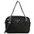 Prada Nylon gesteppte Schultertasche mit Kette Schwarz - Ansicht 2