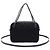 Prada Nylon gesteppte Schultertasche mit Kette Schwarz - Ansicht 7