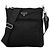 Prada Borsa a tracolla in tessuto di nylon nera Nero - vista 2