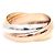 Cartier Trinity Klassischer Ring in Drei Farben Weiß - Ansicht 2