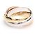 Cartier Trinity Klassischer Ring in Drei Farben Weiß - Ansicht 5