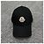 Moncler Cappellino da baseball in gabardine con patch logo nero - vista 10