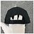 Moncler Cappellino da baseball in gabardine con patch logo nero - vista 4