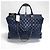 Chanel Borsa a spalla navy con catena in argento Portobello Blu - vista 2