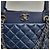 Chanel Borsa a spalla navy con catena in argento Portobello Blu - vista 7
