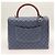 Chanel Borsa a spalla Coco Handle con catena, grande, collezione blu - vista 6