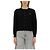 Kenzo Wollcardigan mit Bork Blumenpatch von La Primavera Schwarz
