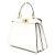 Fendi Borsa Tote e Borsa a Spalla Peekaboo Media in Pelle Bianca Bianco - vista 2