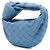 Bottega Veneta Borsa Tote Jodie Intrecciato Blu - vista 2