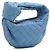 Bottega Veneta Borsa Tote Jodie Intrecciato Blu - vista 3