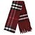 Burberry Sciarpa in cashmere a quadri Rosso - vista 4