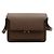 Marni Borsa a spalla in pelle Saffiano marrone TRUNK