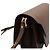 Marni Borsa a spalla in pelle Saffiano marrone TRUNK - vista 10