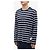 Thom Browne T-shirt a maniche lunghe oversize a righe - vista 4
