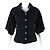 Chanel Kurzarmjacke Schwarz