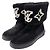 Botas de piel Louis Vuitton Negro