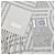 Hermès Cachecol em cashmere Petite Casaque Noeuds Marins Marrom - vista 12